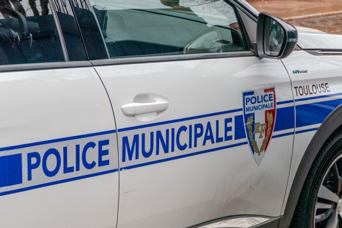 Toulouse,France,,February,20,,2026.,Toulouse,Municipal,Police,Car